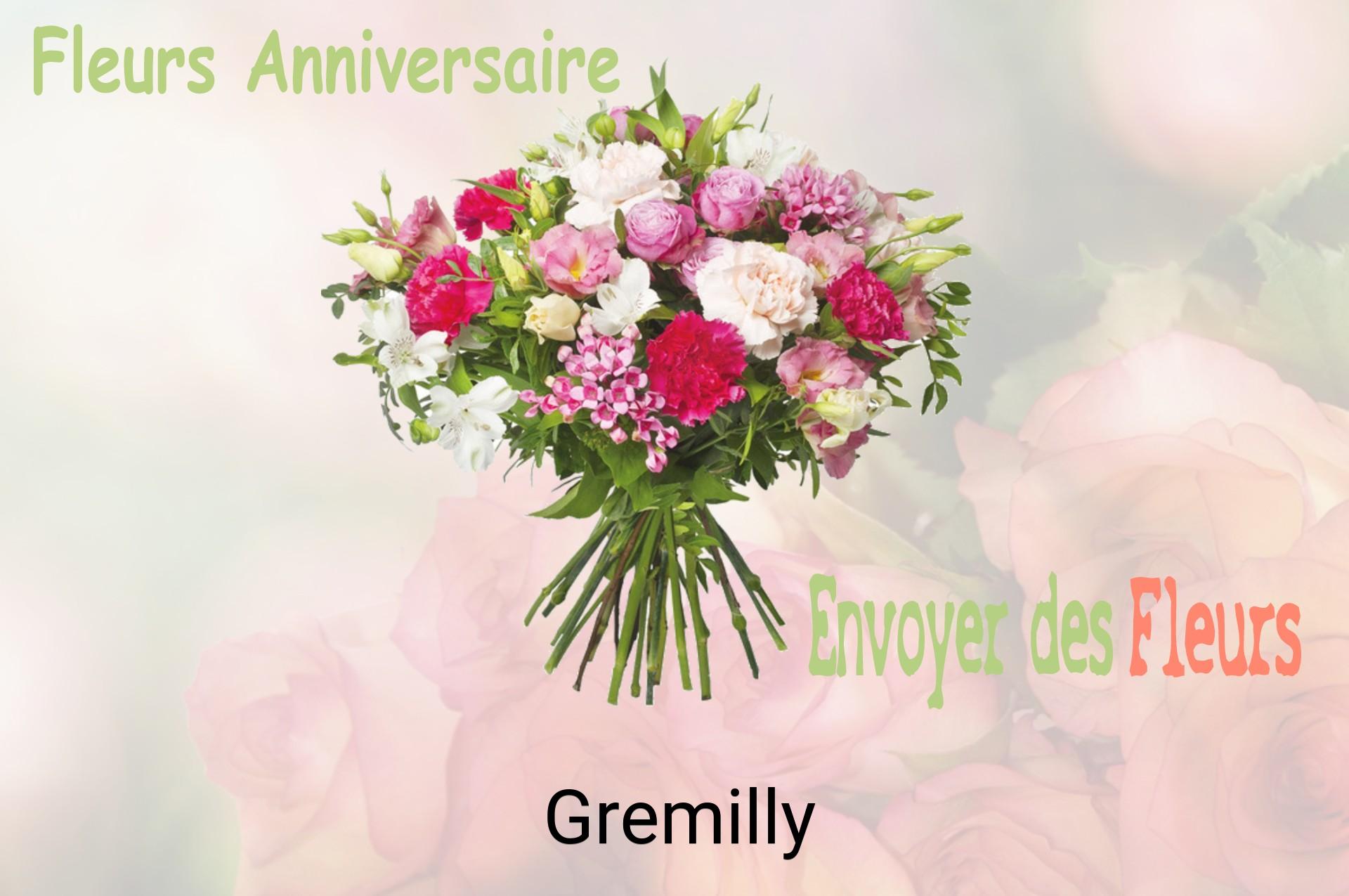 Bouquet de fleurs d’anniversaire livré à Gremilly
